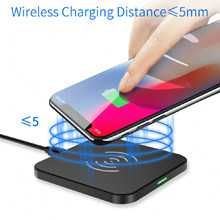 Нов Безжично зарядно устройство 10W Подложка за телефон iPhone Samsung