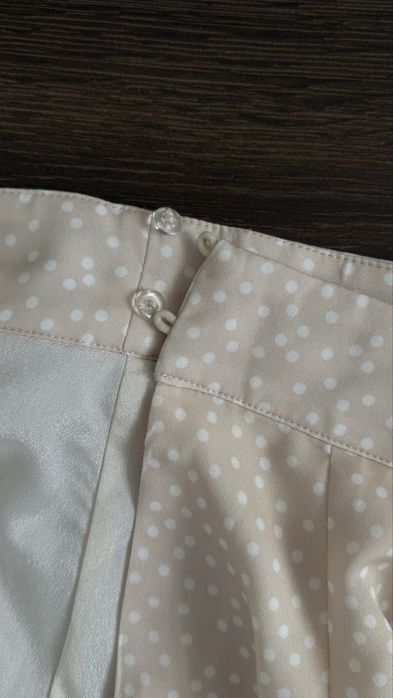 Юбка в горошек, ярусная