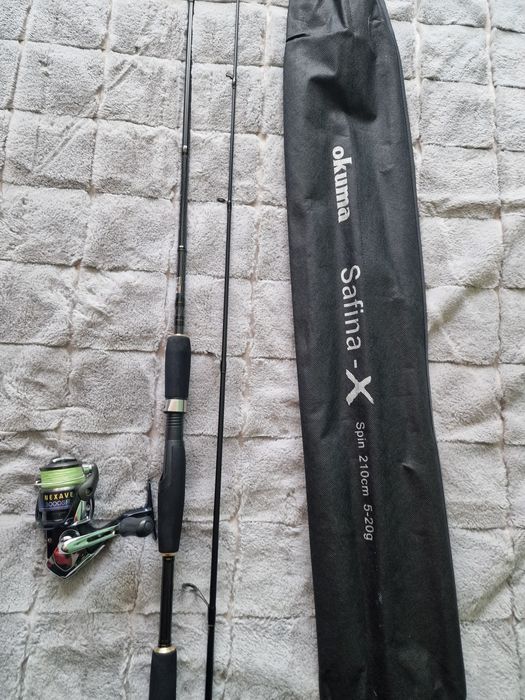 Combo spining Safina-X Spin 210cm 5-20g + Shimano Nexave 3000SFD