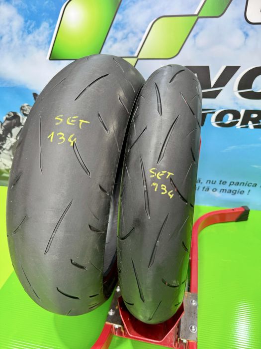 Set Anvelope Moto 2023 Dunlop Roadsport2 Cauciuc Fata spate Set134