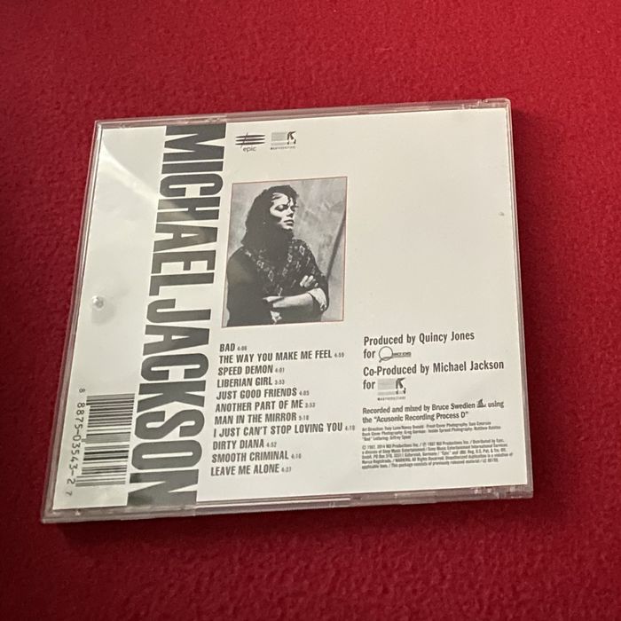 Албум на Michael Jackson CD/диск, Bad (1987) ЧИСТО НОВА