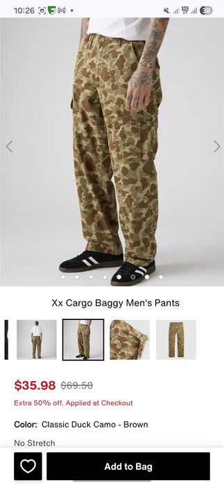 Оригинал Levi’s Cargo Baggy