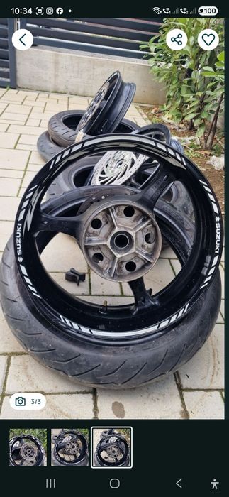 Rezervor sasiu bascula piese Suzuki GSXR 600 k6 k7 2006 scaun sa