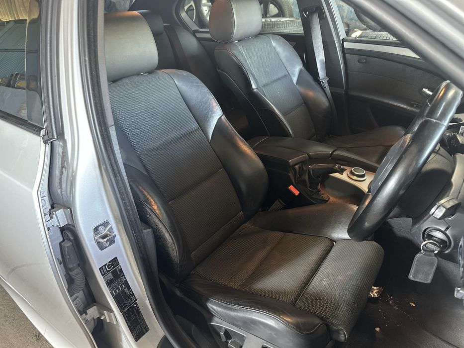Scaune interior BMW seria 5 e60 semi piele nappa E61