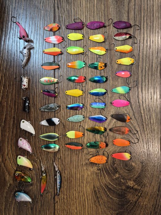 Блесна и воблера на форель