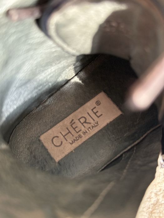 Ботинки кожаные Италия