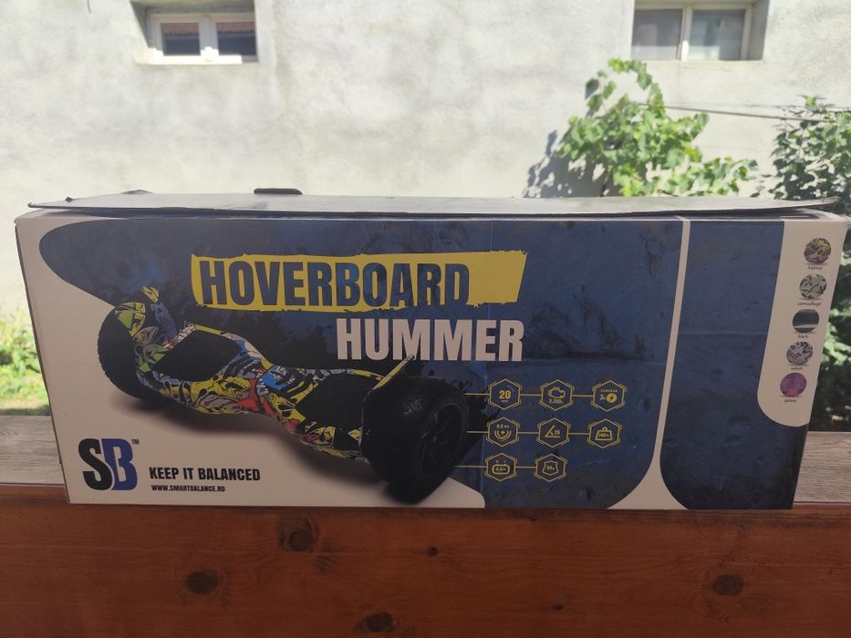 Hoverboard Hummer HipHop PRO 8.5" – 700W + Scaun CADOU!
