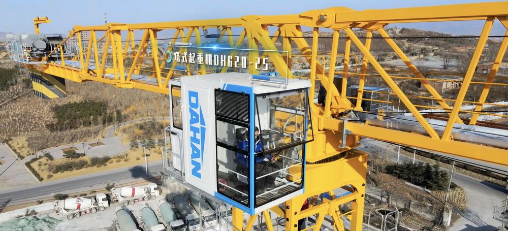 Башенный кран Официальный дилер DAHAN в Узбекистане.