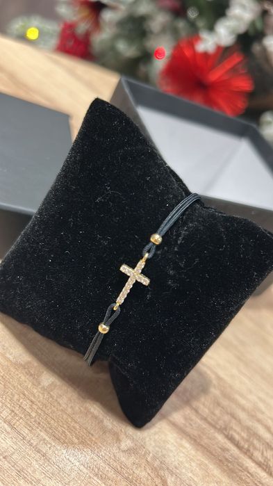 Brațari Aur 14k șnur reglabile