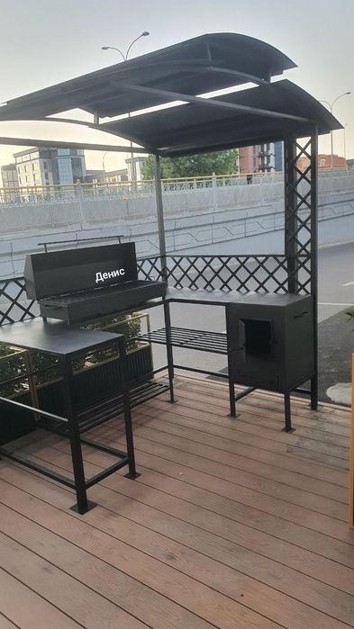 Мангал беседка решетки навес барбекю гриль шашлычница ворота перила