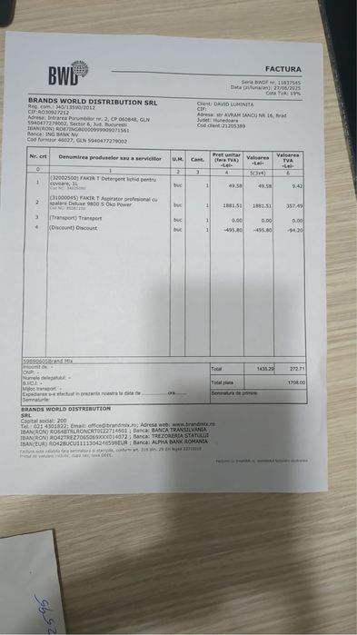 Vand aspirator Fakir