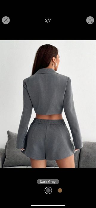 Комплект сако пола-панталон 34лв. - ново