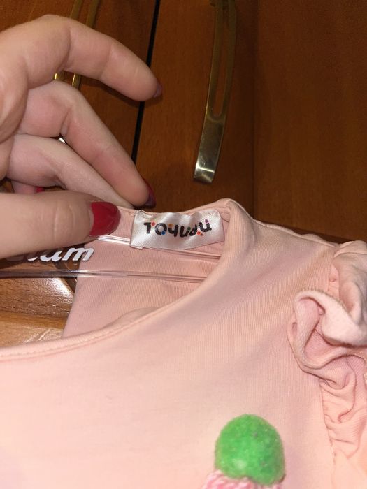 Елегантни детски рокли Newness, Точици 110