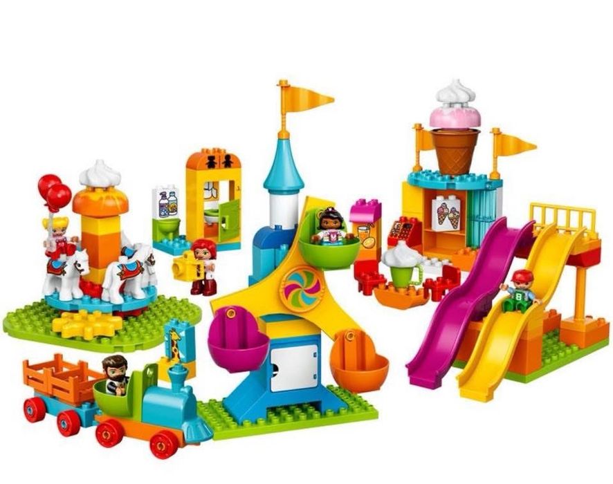 Set Lego Duplo Parcul mare de distractii - 106 piese