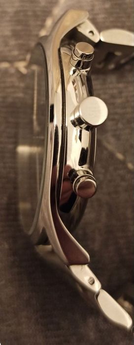 Ceas bărbătesc Skagen Cronograph nou nepurtat brățară metalica / piele