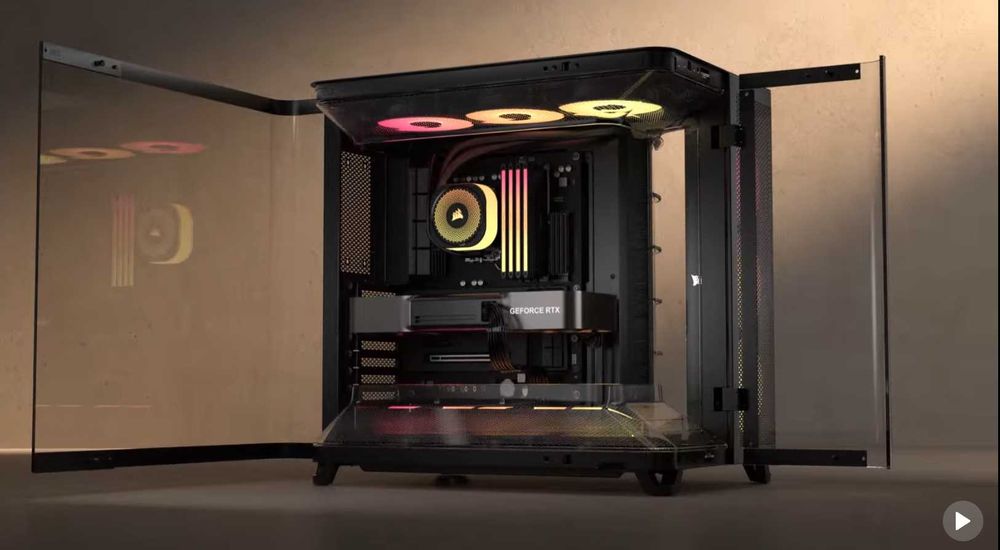 Компютърна кутия Corsair AIR 5400 RS-R ARGB Triple Chamber
