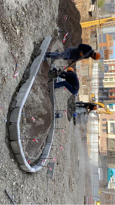 Укладка тротуарной плитки