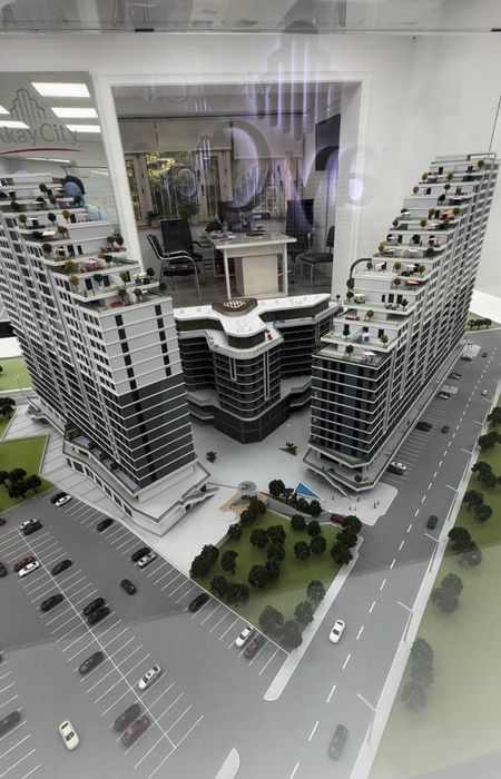 Квартира 96м2, 3-комнаты в ЖК Akay City. Евроремонт+мебель+техника.