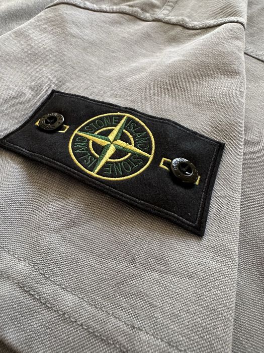 Сива поло риза Stone Island (М)
