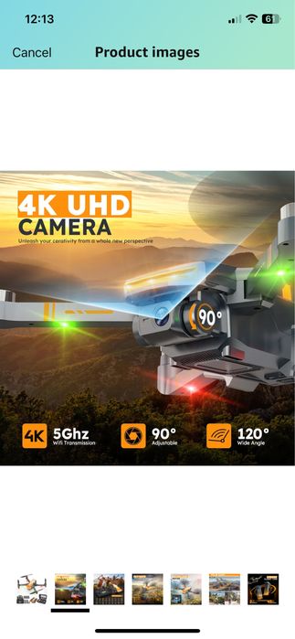 Drona G9 cu cameră 4K pentru adulți,