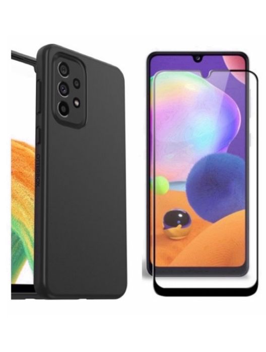 Samsung A51/A52/A53/A54/A55/A56 Pach Full Husa TPU + Folie Sticla Soft