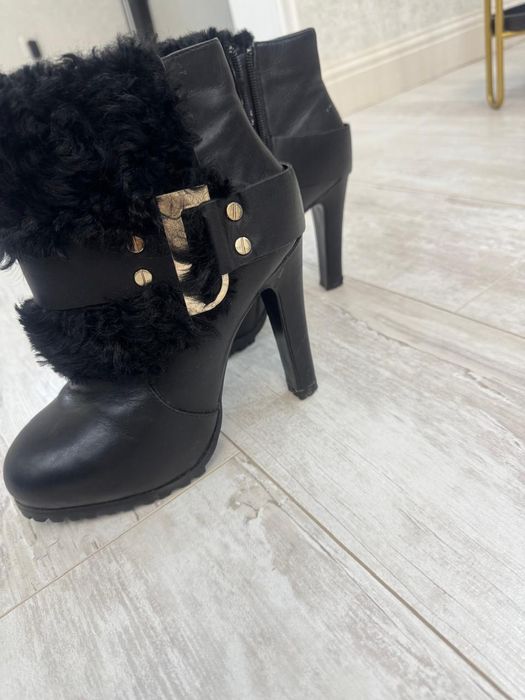 Ботильоны, натуральная кожа