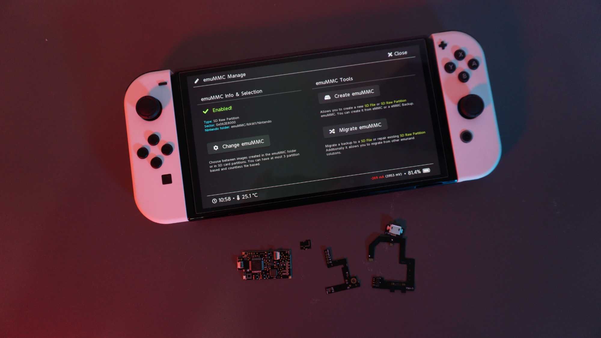 HWFLY / PicoFly чип/мод за Nintendo Switch V2/Lite OLED - с инсталация ...