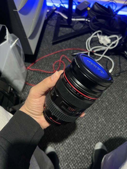 Obiectiv Canon 24-70 mm  MACRO 0,38m/1,3ft