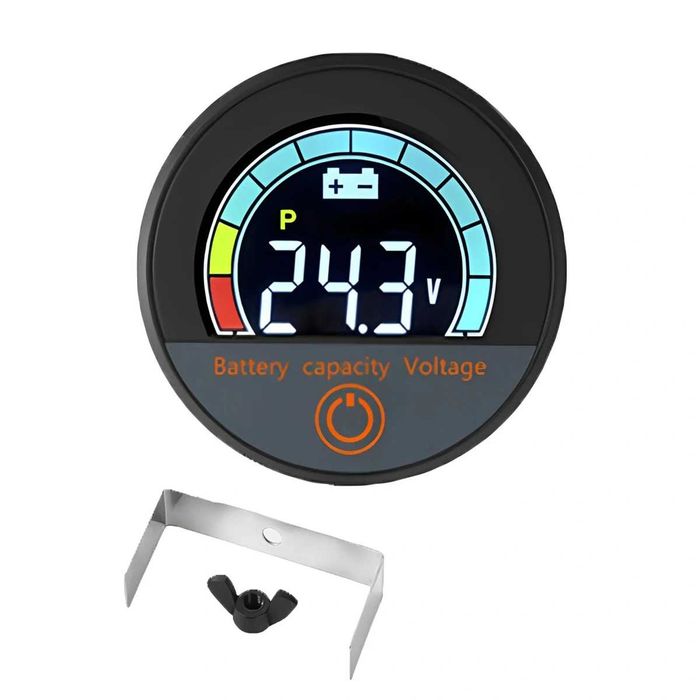 Indicator baterie – Voltmetru DC 12V–72V display bicicletă trotinetă