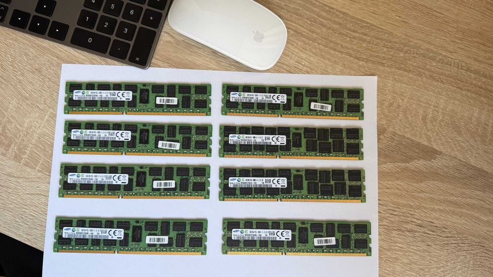 128 GB RAM server (MAC PRO 5.1) - 8 bucati x 16GB 2Rx4 PC3L- 12800R-11-12-E2-P3