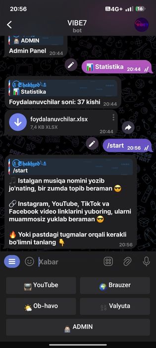 Telegram bot | Veb sayt va mini app yasash | Sifatli va ishonchli!