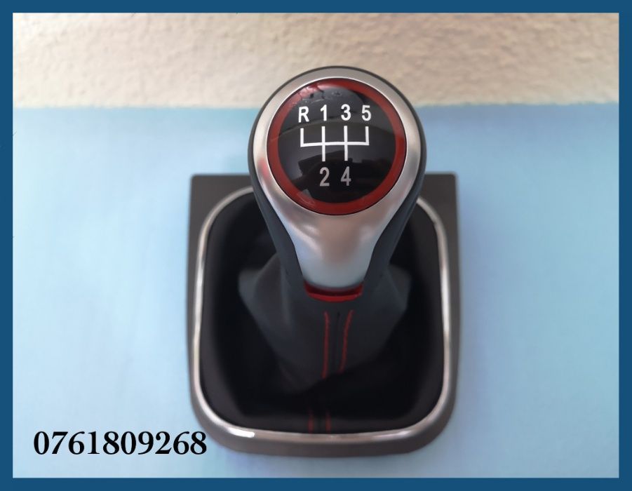 Manson + nuca schimbator PIELE VW Golf 5 6 Jetta Eos Scirocco cu 5T