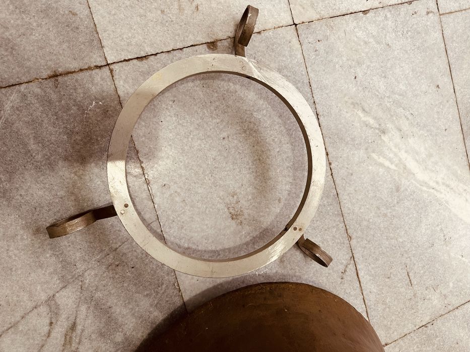 Античен датски меден съд / казан с поставка