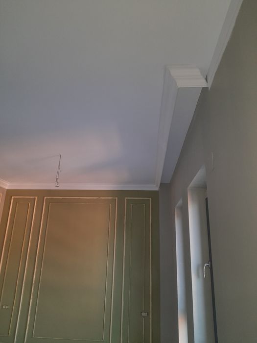 Glet, zugrăvit, șlefuit, parchet, tencuiala, baghete și cornise rigips