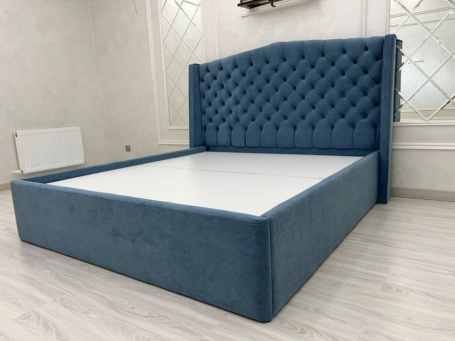 Кровать. с мягкими бортами и изголовьем в наличии Nur Matras