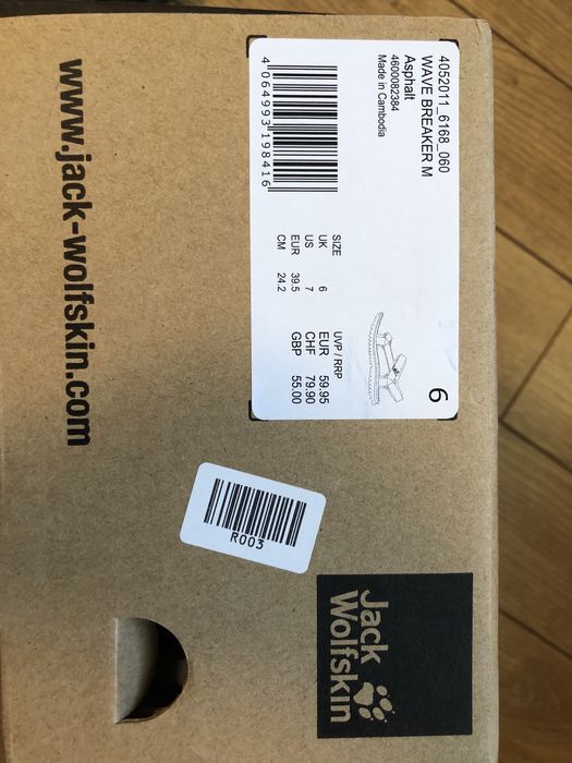 Сандали Jack Wolfskin, номер 39,5