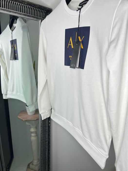 Bluza Armani Exchange alba premium