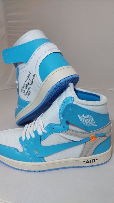 Jordan 1 off-white unc sneakers adidasi nike 42