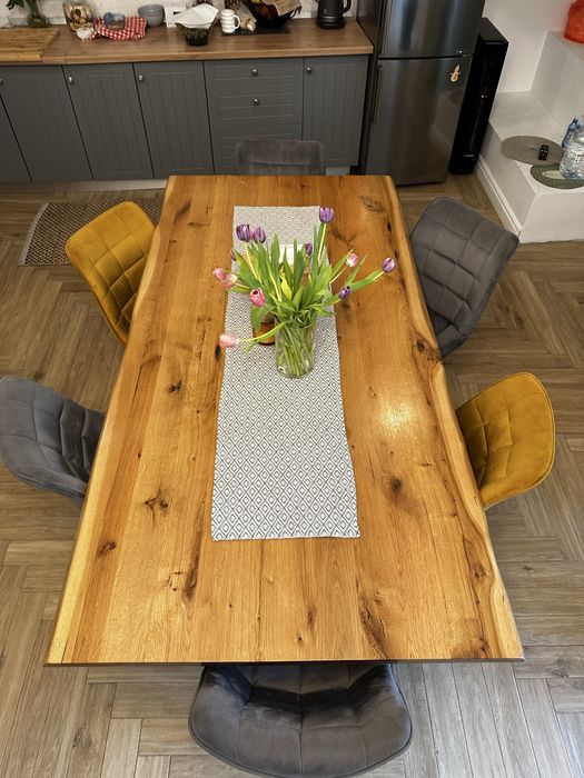 Masa din lemn masiv-stejar