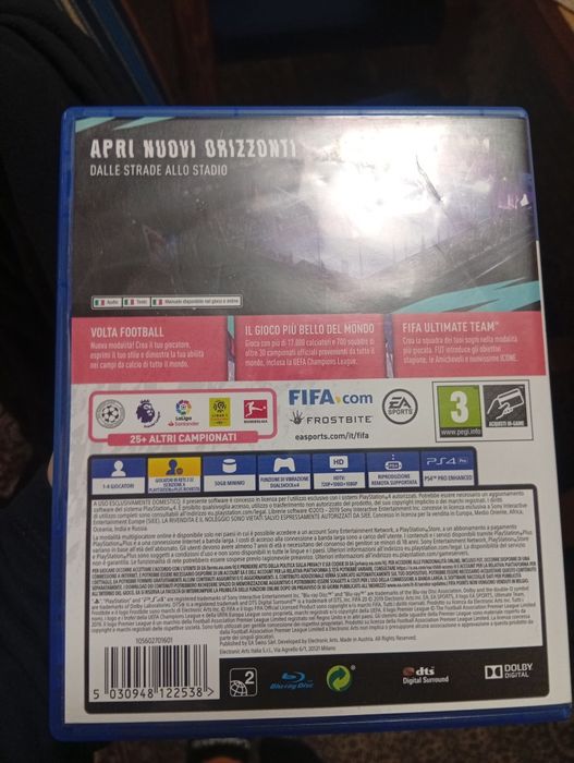 Игра Fifa 20 for PS 4