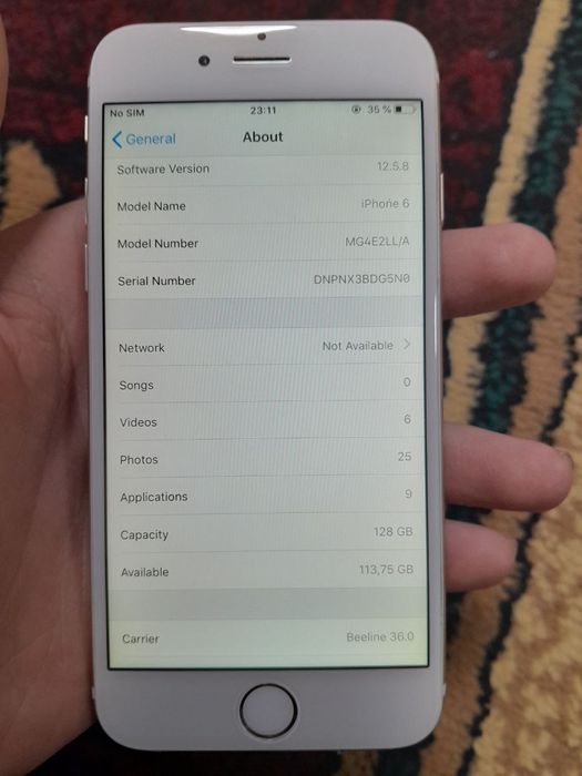 Iphone 6 aybi imei 350min kelishamiz