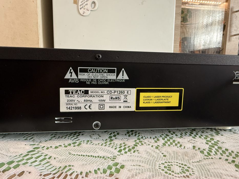 Teac CD-P1260 player MP3