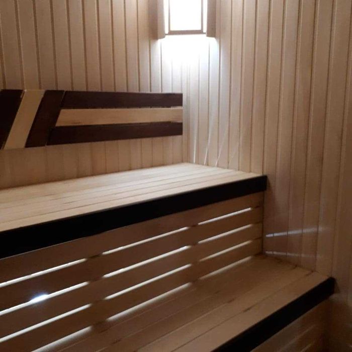 Отделка саун хамамов бассейнов