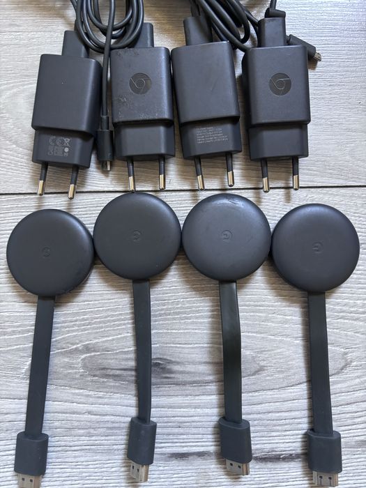 4x google chromecast gen 3