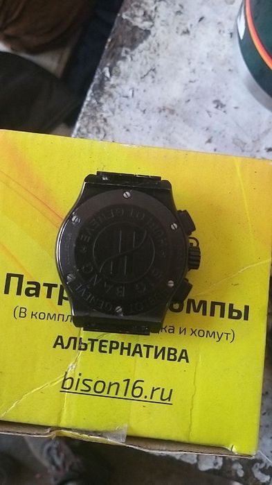 Hublot soati  classic keramik avtomat soat daqiqa soniya sanagacha