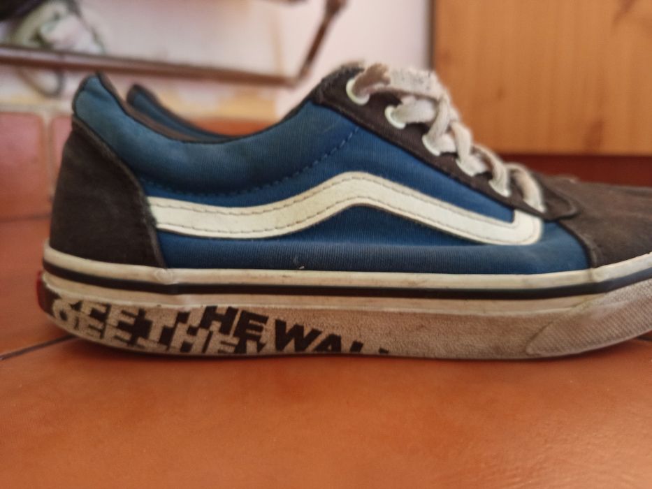 Vans old scool blue/black