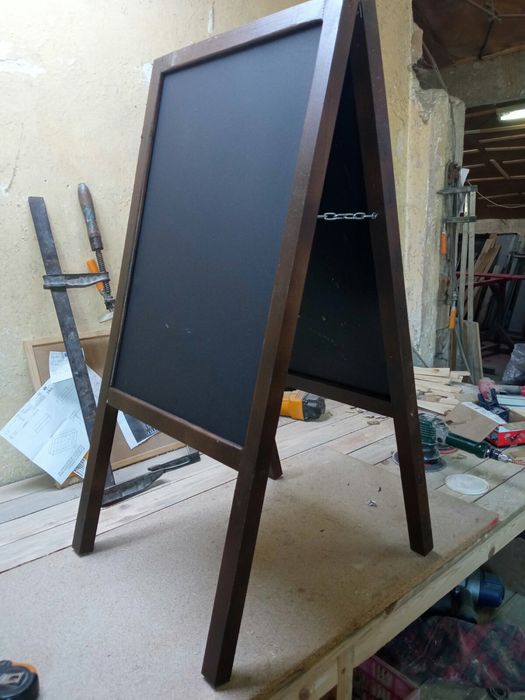 черни дъски за писане с тебешир, различни модели и размери