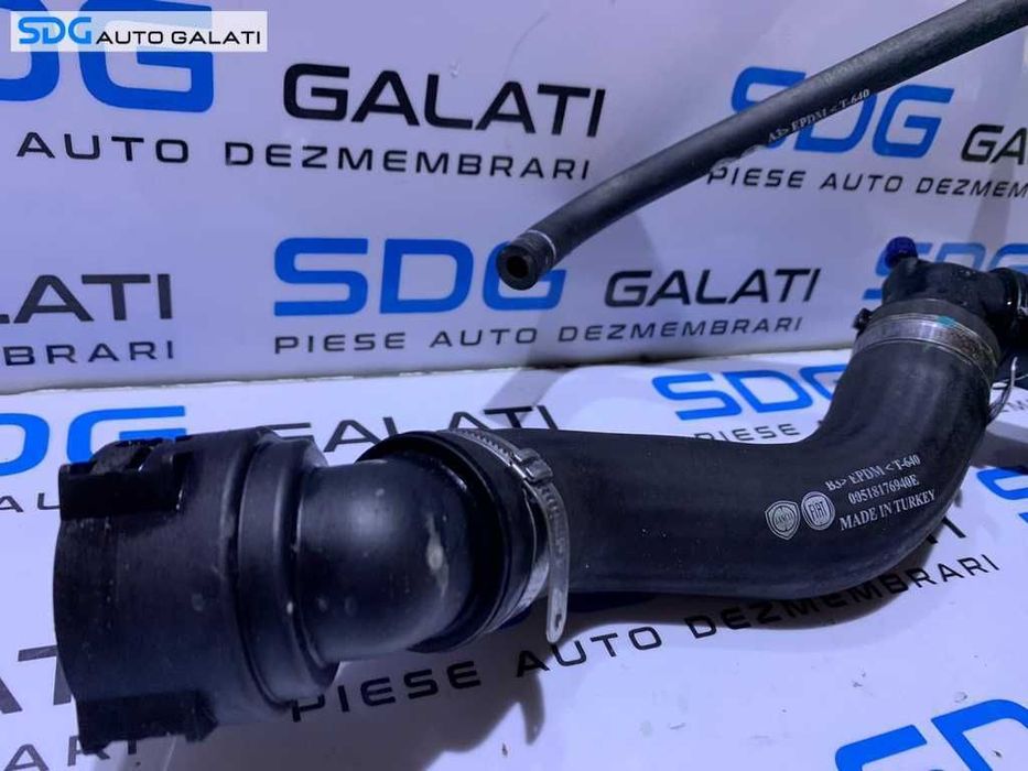 Suport Carcasa Termostat cu Furtun Furtune Apa Radiator Racitor Gaze Suport EGR Fiat Idea 1.6 JTD Multijet 2005 - 2012