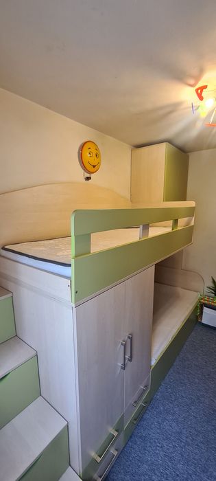 Mobila etajata copii , cu 2 paturi