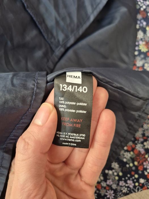 Лятна рокля за момиче HEMA 134/140 см 8 - 10 години